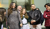 L'Ajuntament de Sagunt encén la il•luminació nadalenca que adornarà el municipi aquestes festes 