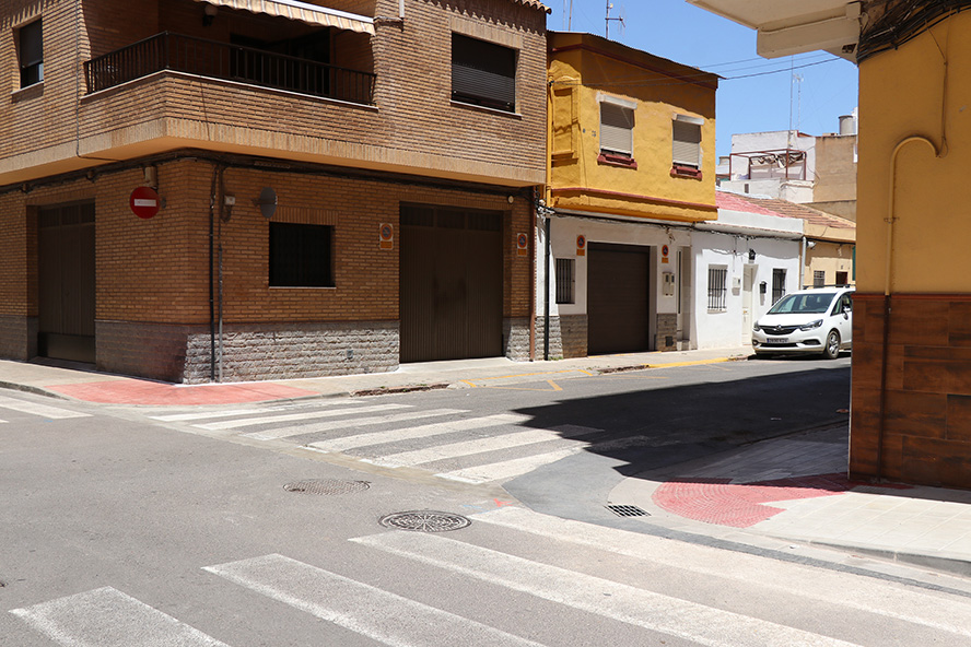 Finalizan las obras de mejora de la accesibilidad entre las avenidas 9 d’Octubre y 3 d’Abril de Puerto de Sagunto