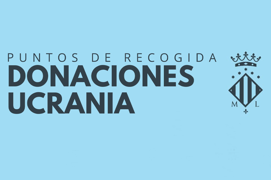 Los puntos de recogida de donaciones para Ucrania se establecen en los mercados interiores de Sagunto y Puerto de Sagunto y los centros educativos