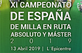 Sagunt serà la seu del XI Campionat d’Espanya de Milla en Ruta Absolut i Màster 
