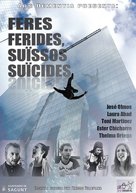 La companyia teatral Ars Dementia representarà ‘Feres ferides, suïssos suïcides’ en la Casa Municipal de Cultura 