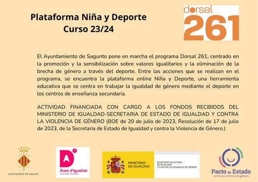 Niña y deporte