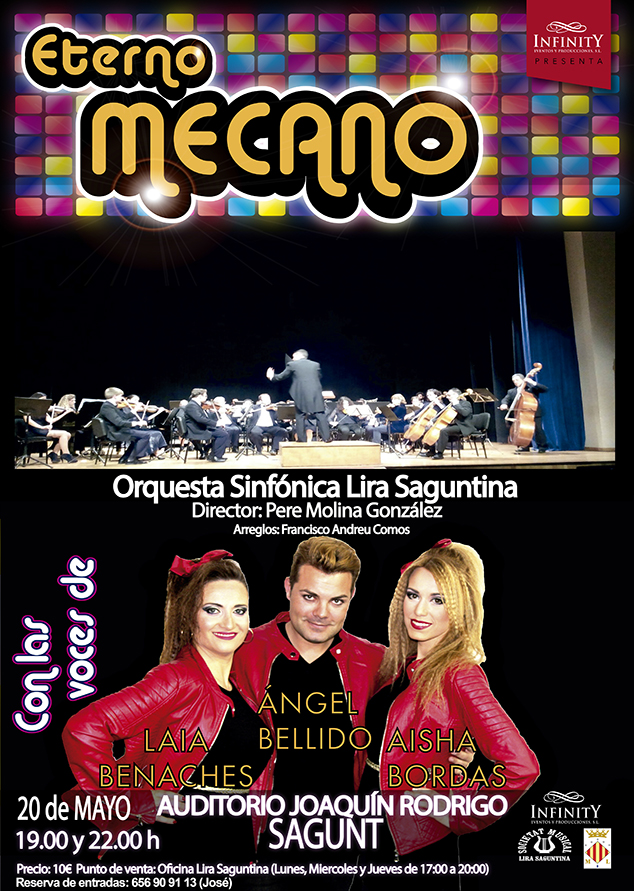 Eterno Mecano arriba al maig a l'Auditori Joaquín Rodrigo