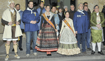 El alcalde y concejales del Ayuntamiento de Sagunto asisten a la primera Nit d’Albaes