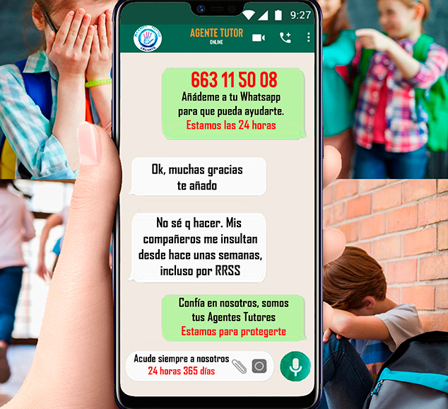 La Policia Local habilita un telèfon per parlar a través de Whatsapp amb els xiquets i xiquetes que necessiten els seus servicis o vulguen realitzar consultes