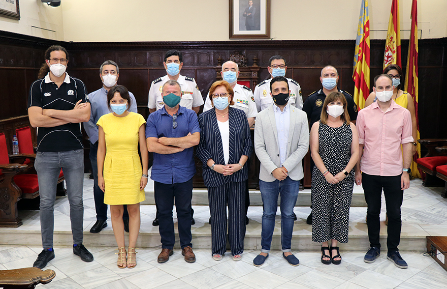 La delegada del Govern visita oficialment l'Ajuntament de Sagunt per a repassar projectes pendents per a la ciutat