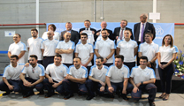 L’alcalde de Sagunt, junt a membres de l’Equipo de Govern, assisteix a la inauguració del Centre de Formació Dual de ThyssenKrupp Galmed