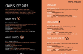 Joventut posa en marxa Campus Jove 2019 per als més jóvens
