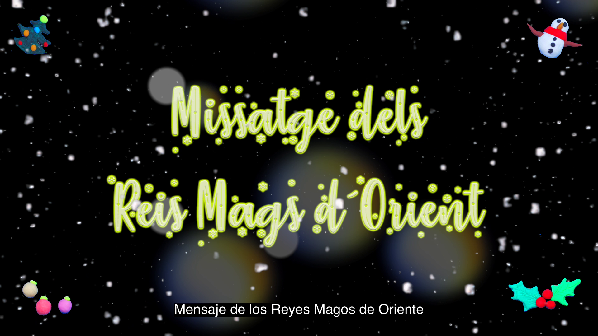 La Regidoria de Joventut i Infància llança un vídeo amb un missatge dels Reis d’Orient