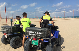 Diversos rescats i infraccions marquen el cap de setmana en les platges de Sagunt