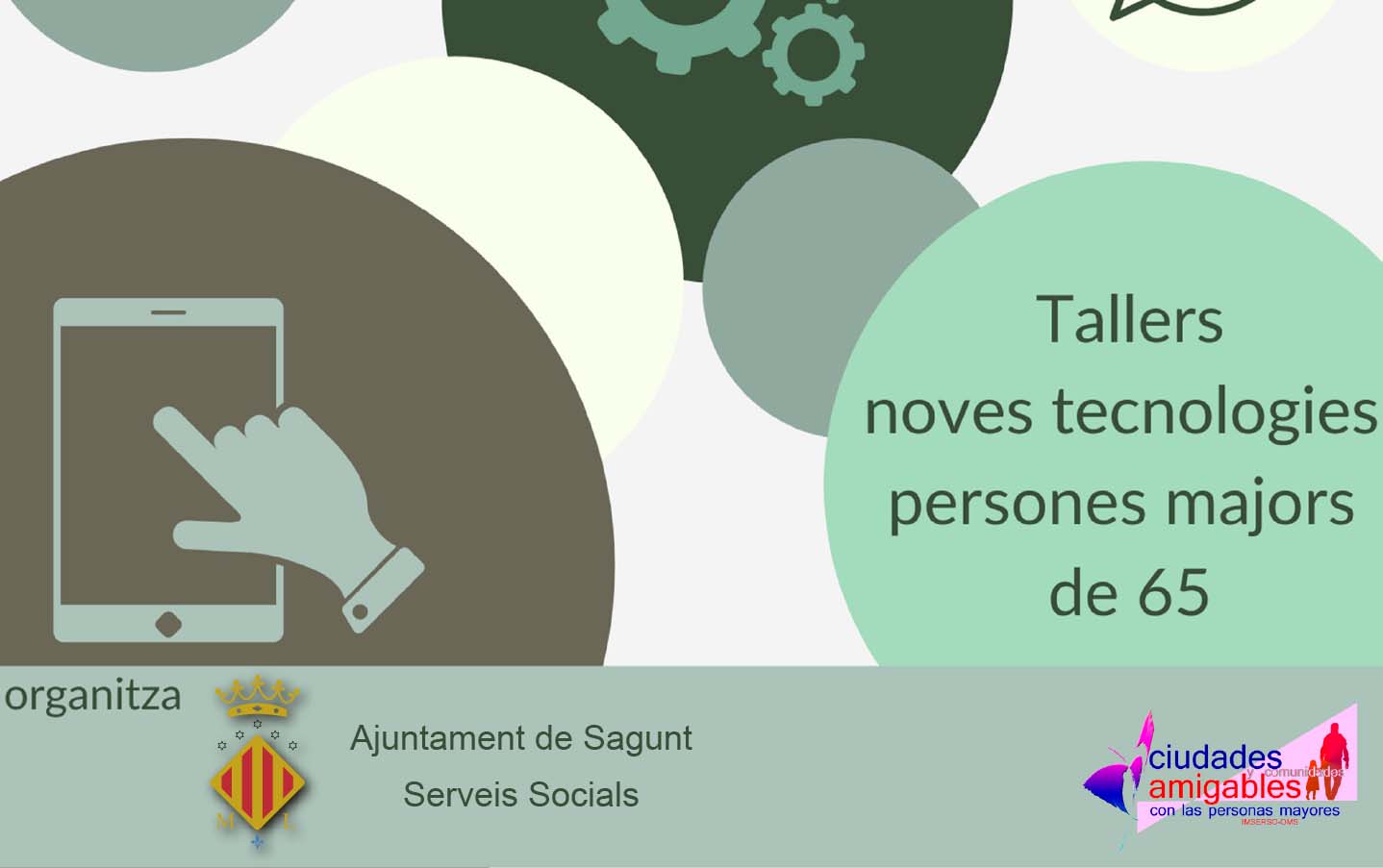 Comienzan este mes los talleres de nuevas tecnologías para personas mayores de 65 años