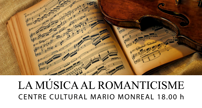 El Conservatori Professional de Música Joaquín Rodrigo porta el cicle Música Romàntica al Mario Monreal