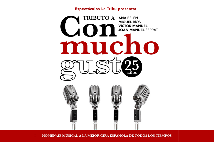 ‘Con Mucho Gusto’ arriba a Sagunt per a rememorar cançons atemporals de la música espanyola 