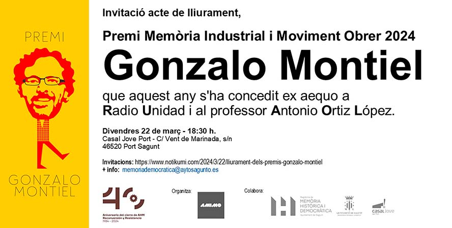 El historiador Antonio Ortiz López y Radio Unidad, recibirán el Premio Gonzalo Montiel 2024
