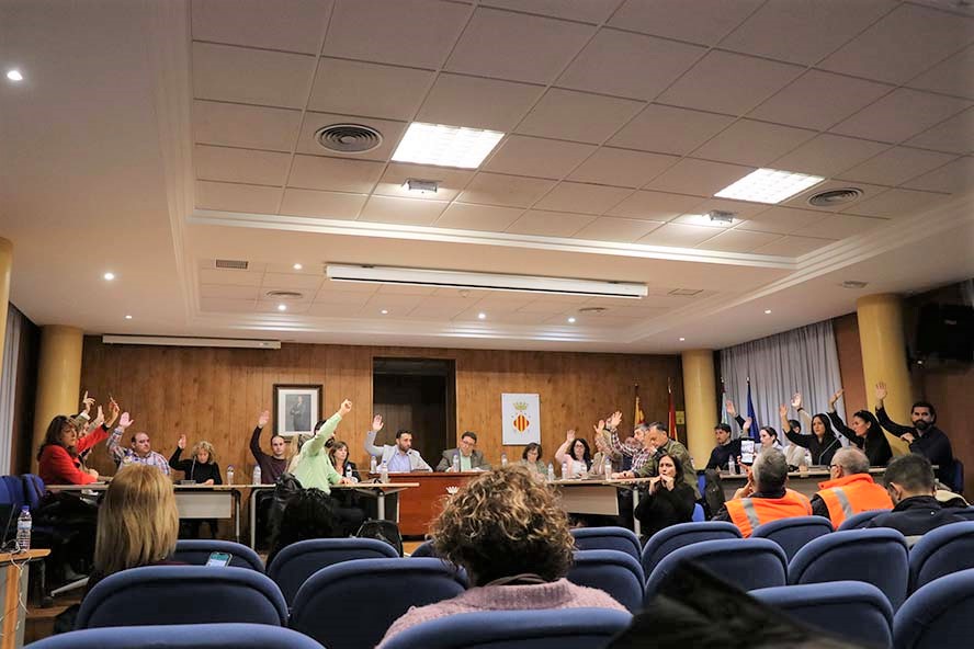 El Pleno Municipal acuerda por unanimidad  una declaración institucional en defensa del tejido industrial y del mantenimiento de TK Galmed