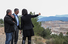 El Conseller d'Economia Sostenible mostra el seu suport perquè la muntanya de Romeu es declare Paratge Natural Municipal