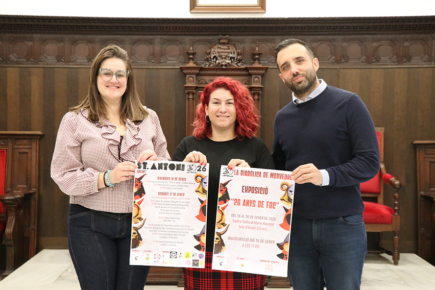 La Diabòlica de Morvedre presenta las actividades de las fiestas de Sant Antoni en su 20º aniversario