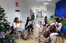  El Conservatori porta la seua música a l’hospital