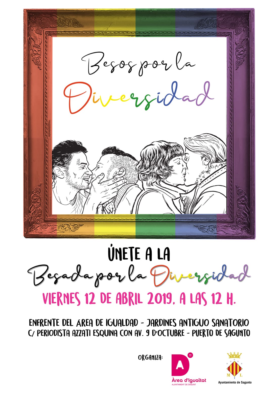  L’artista Zarva Barroso exposa el seu projecte ‘Besos por la diversidad’ a l’àrea d’Igualtat 