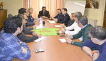 Sergio Muniesa, Mario Flores y Teodoro García se reúnen con el Comité de Empresa de Bosal y CCOO para el mantenimiento de la actividad industrial de la planta en Sagunto