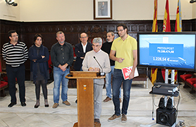 L'Ajuntament de Sagunt presenta una proposta de pressupost per a 2018 de 79’1 milions d'euros