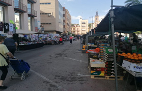 Els mercats exteriors continuen celebrant-se a Sagunt davall estrictes mesures de seguretat i higiene