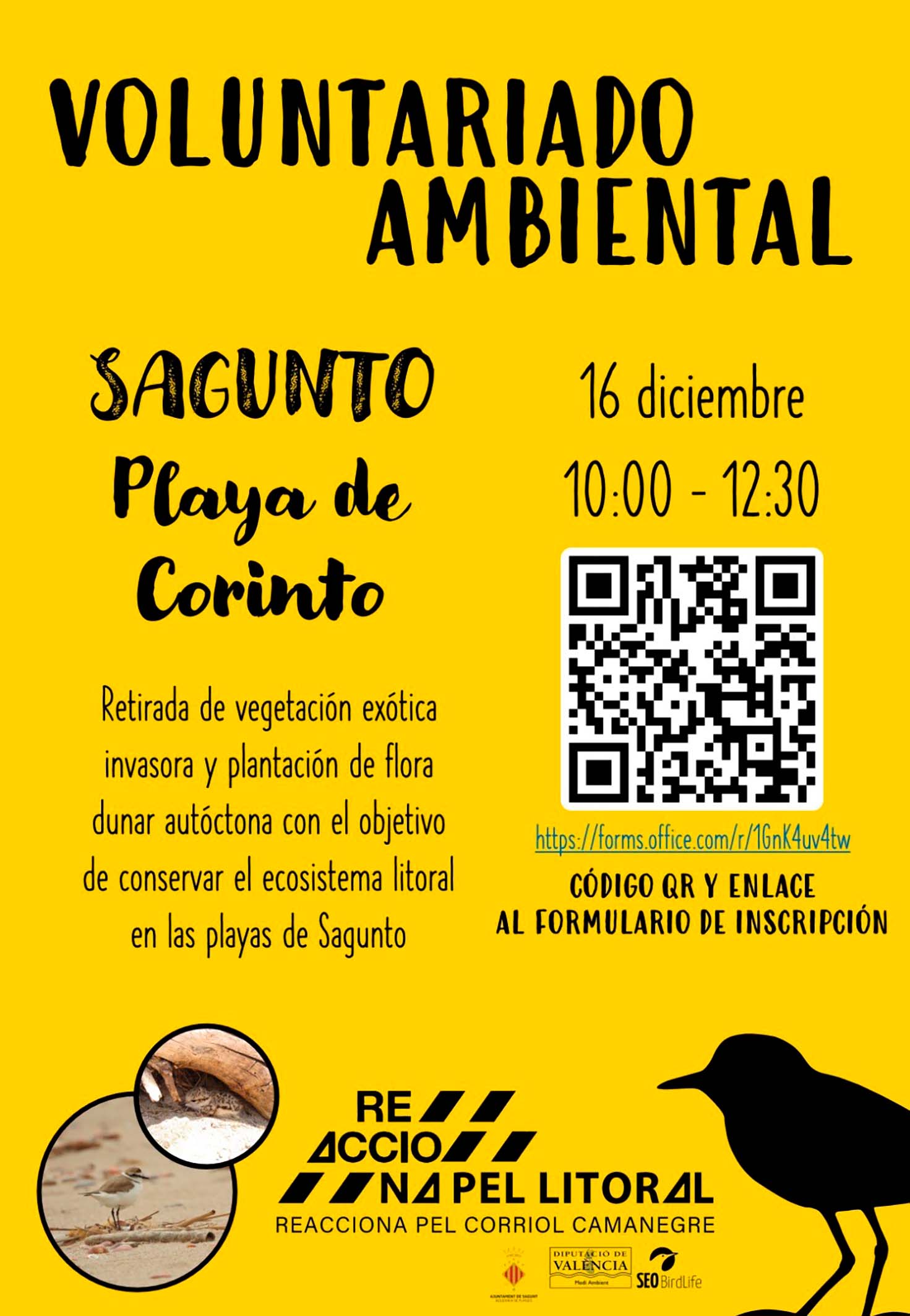  La playa de Corinto acoge este sábado una jornada de voluntariado ambiental