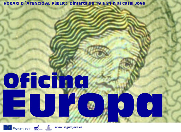 Joventut torna posar en marxa el servei “Oficina Europa” per a informar sobre el programa “Erasmus+”
