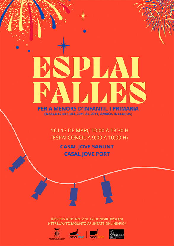La nueva edición del Esplai Falles propone un espacio educativo a través de juegos, talleres y actividades culturales