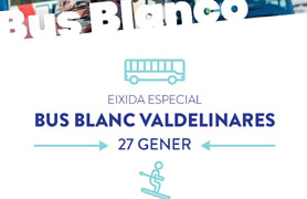 El Bus Blanco et porta a esquiar a Valdelinares el 27 de gener
