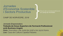 Demà divendres tindrà lloc la Jornada d'Emprenedors de Graus Superiors de Formació Professional i Business Angels