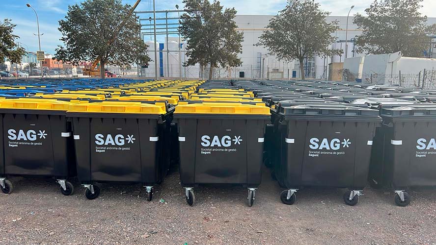 La SAG elimina los vehículos satélites e implanta recolectores de carga trasera en los núcleos antiguos de Sagunto y Puerto de Sagunto