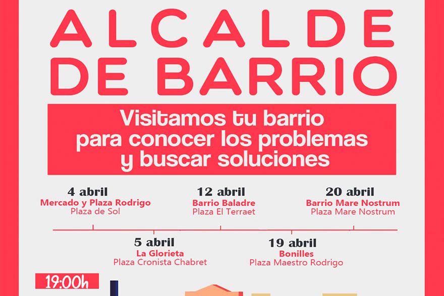 Vuelve Alcalde de Barrio con cinco nuevas fechas para el mes de abril 