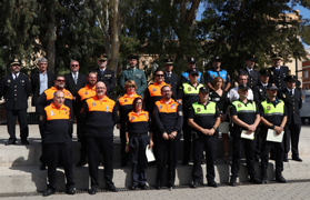 Sagunt distingix membres dels cossos de seguretat i de la societat civil en un acte de celebració del Dia Local de les Forces de Seguretat i Voluntariat