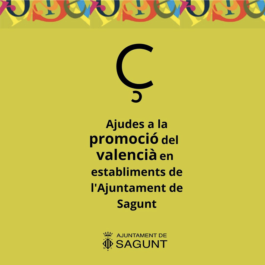 El Ayuntamiento de Sagunto destina casi 3.000 euros a la promoción social del valenciano entre las empresas y asociaciones locales