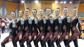 El Club Gimnàstica Sagunt va obtindre el 5é lloc en el XV Campionat d'Espanya Gimnàstica Estètica de Grup 
