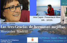 La Via del Pòrtic acollirà la presentació d'un llibre d'Ana Capsir i la conferència de Mercedes Madrid
