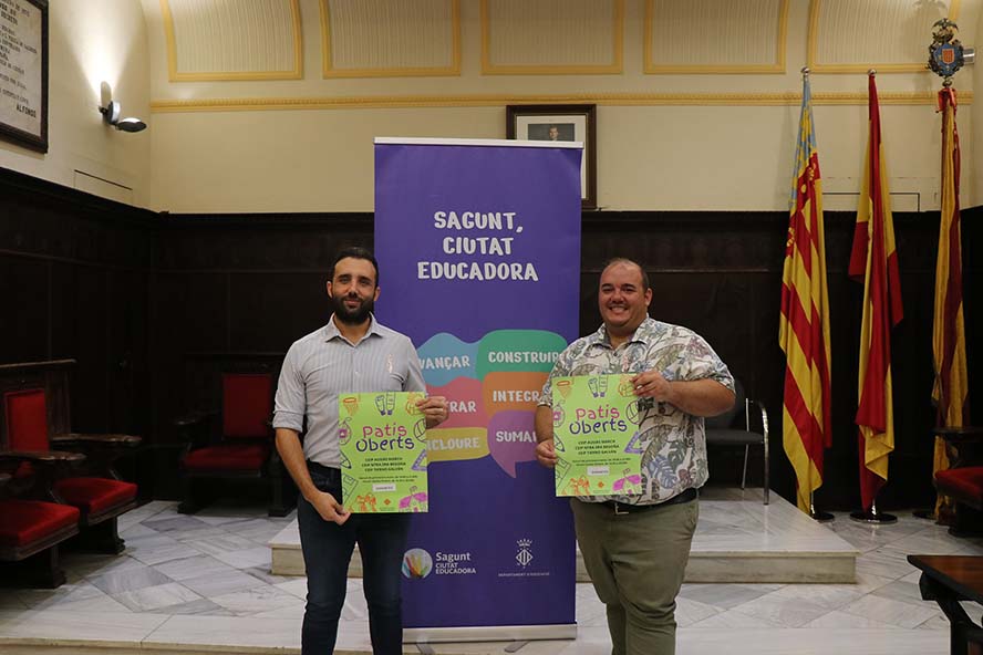 El Ayuntamiento de Sagunto fomenta el deporte y la socialización con el programa Patis Oberts en tres centros escolares