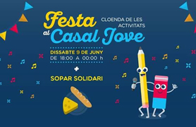 S'ajorna la Festa Final de Curs del Casal Jove al dissabte 9 de juny per risc de pluges