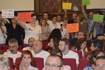 La emisión en directo del pleno consiguió un total de 3.467 conexiones