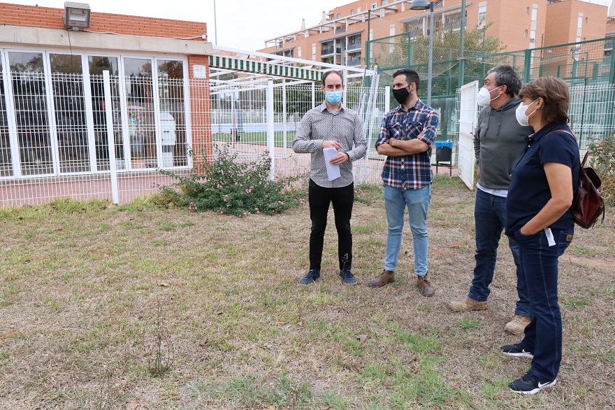 L'alcalde de Sagunt i el regidor d'Esports visiten les obres que s'estan realitzant en les diferents instal·lacions esportives de la ciutat
