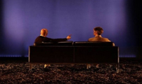 La companyia Tizina Teatre interpreta "Distancia siete minutos"