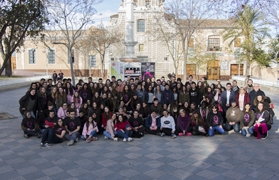 Una desena de joves del programa ‘Corresponsals de Sagunt’ participen en la Trobada d’Alumnat Actiu del consorci Xarxa Joves.net a Picassent
