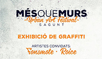 Cap de setmana de grafiti amb 'Més Que Murs' en el pàrquing de l’Alucine