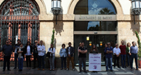 Minut de silenci per dos presumptes casos de violència masclista a Albacete i Barcelona